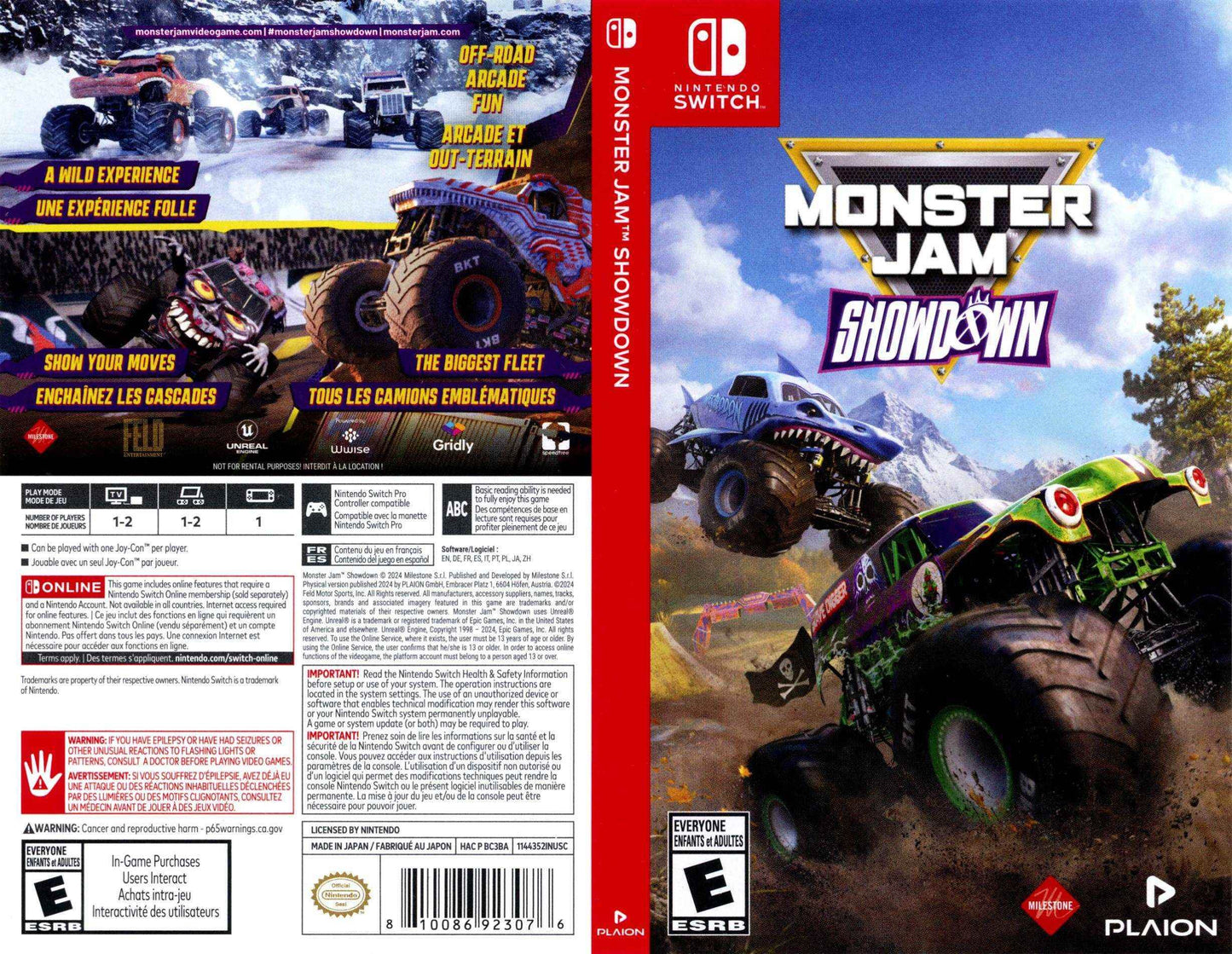 Monster Jam Showdown Cover Art - WOI Solutions