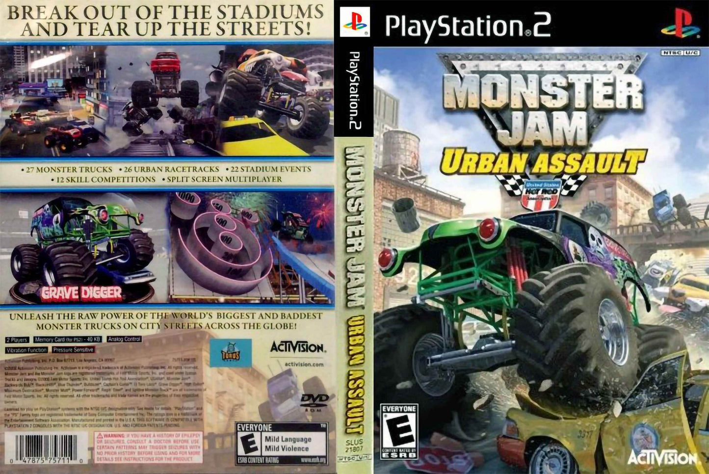 Monster Jam Urban Assault Cover Art - WOI Solutions