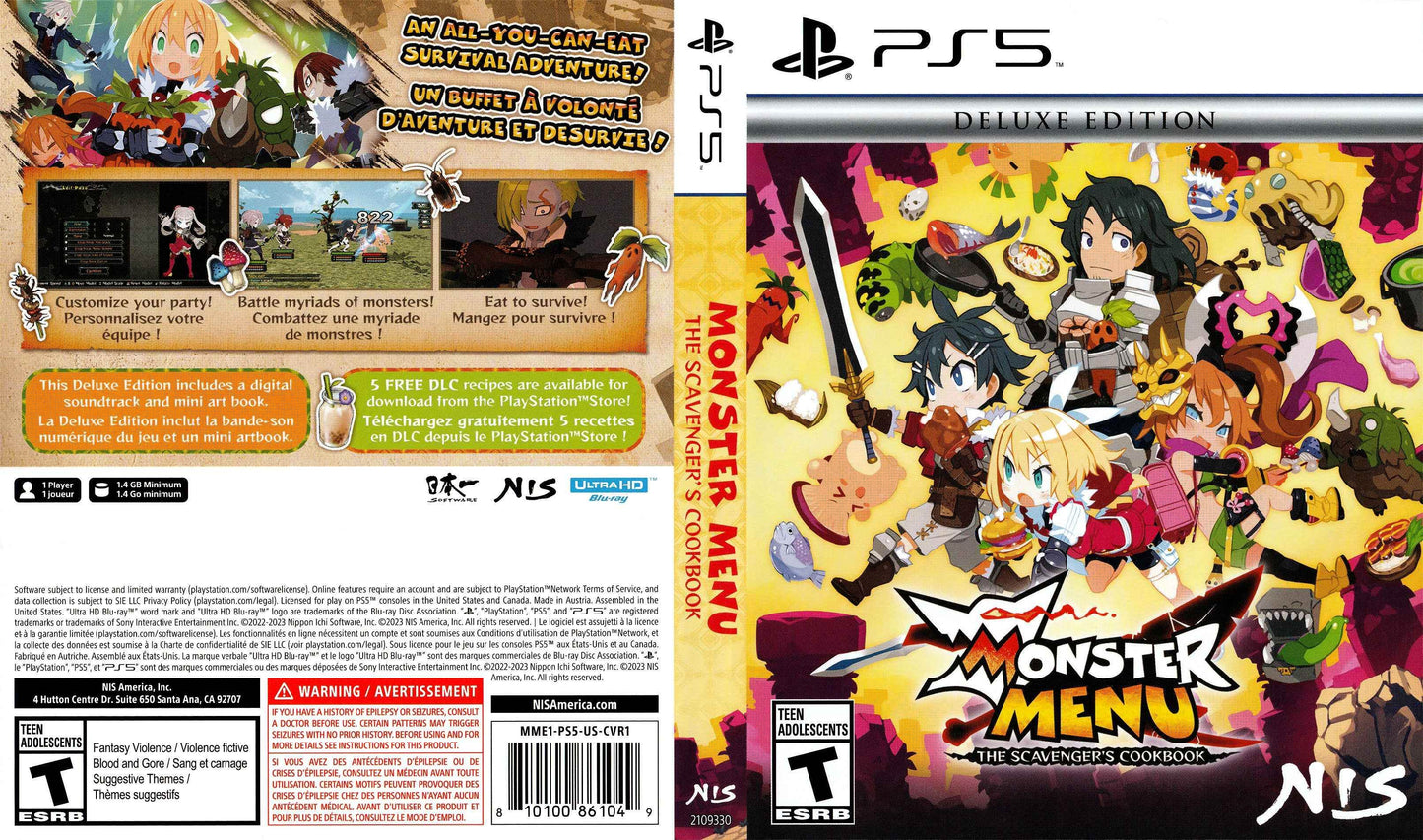 Monster Menu The Scavenger's Cookbook Cover Art - WOI Solutions