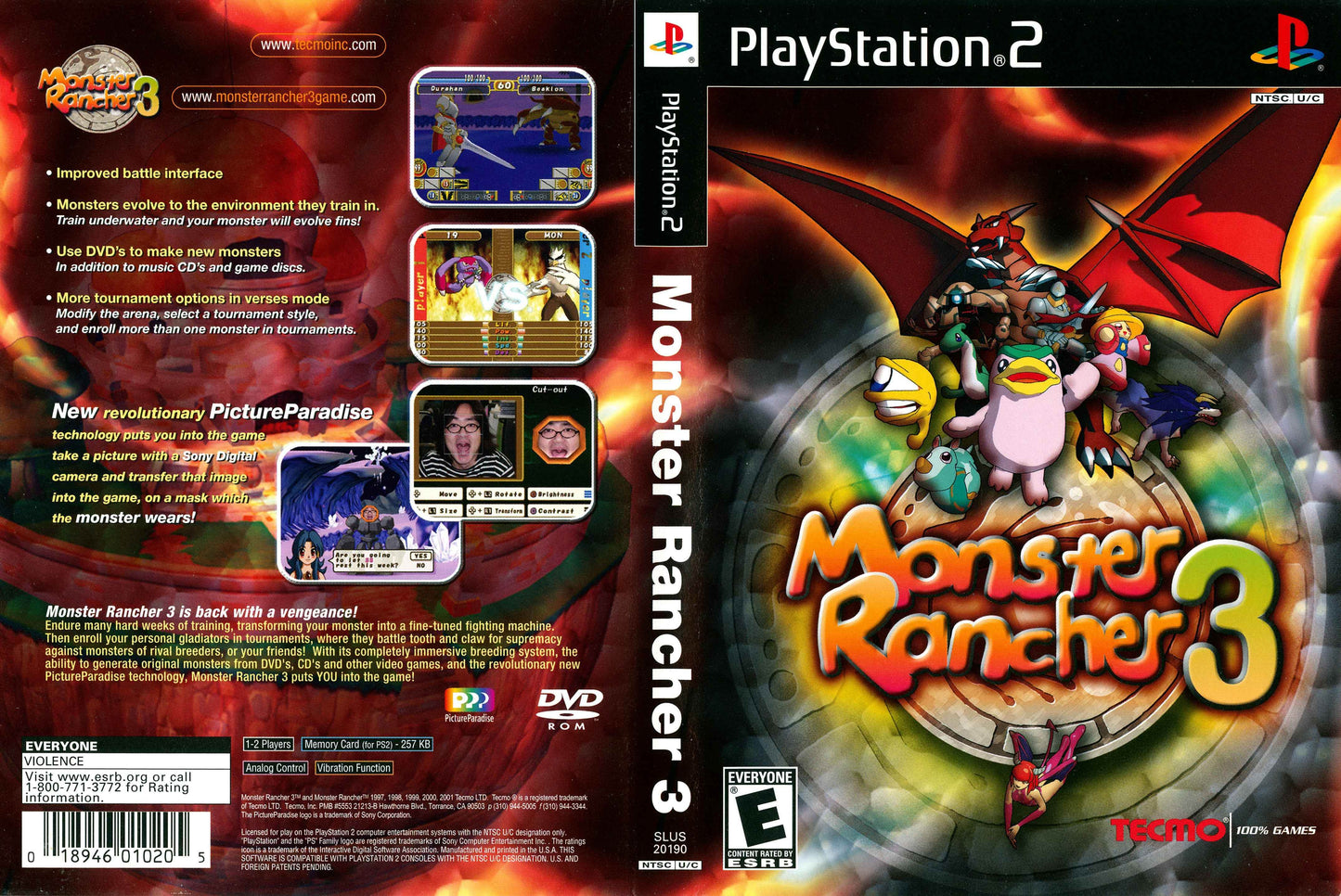 Monster Rancher 3 Cover Art - WOI Solutions