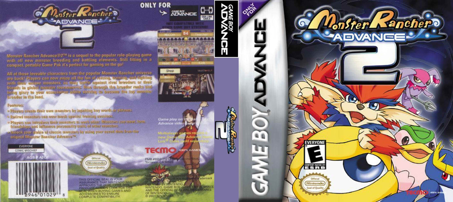 Monster Rancher Advance 2 Cover Art - WOI Solutions