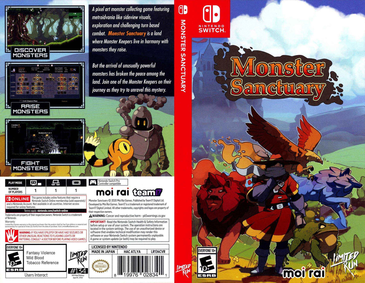 Monster Sanctuary Cover Art - WOI Solutions