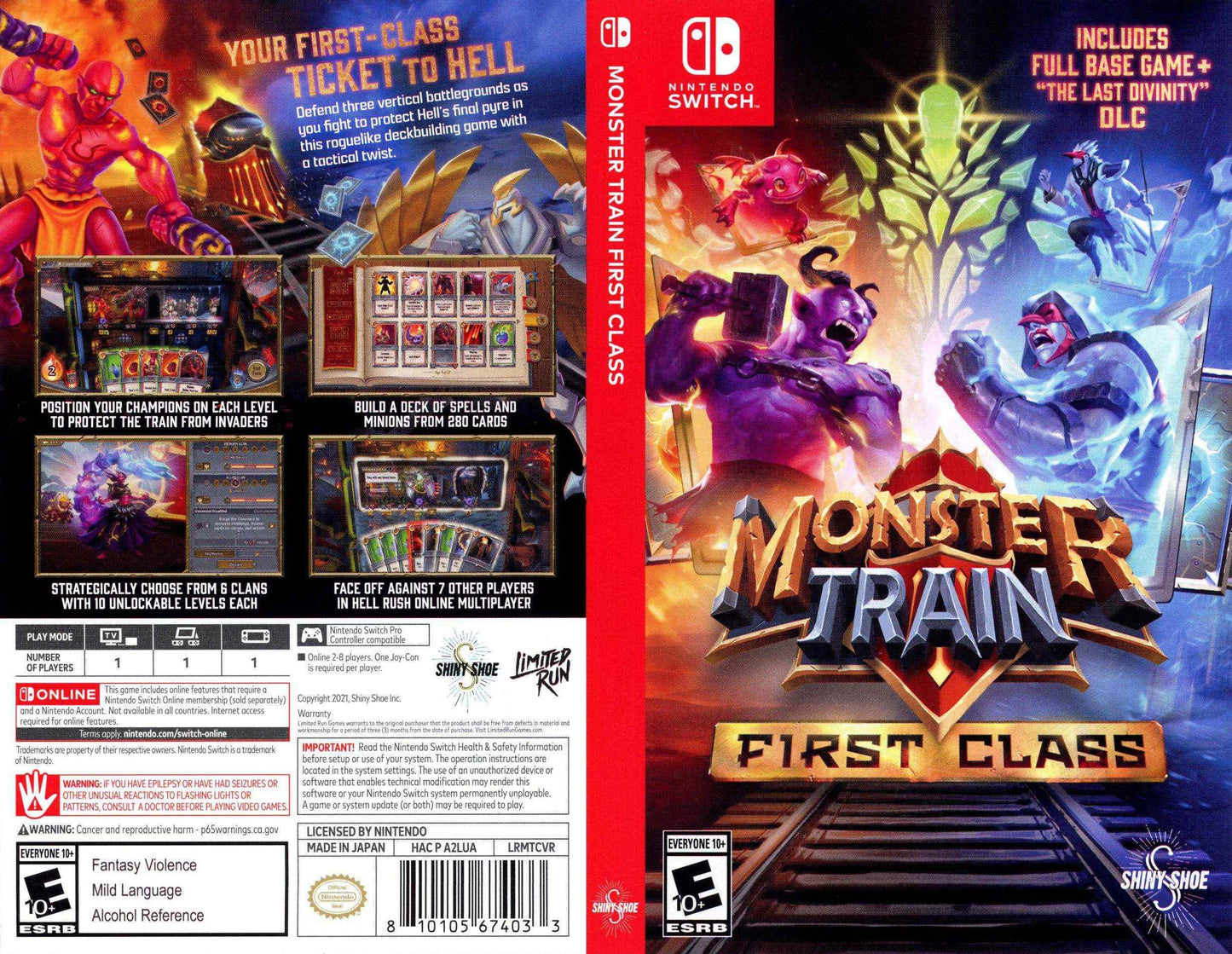 Monster Train First Class Cover Art - WOI Solutions