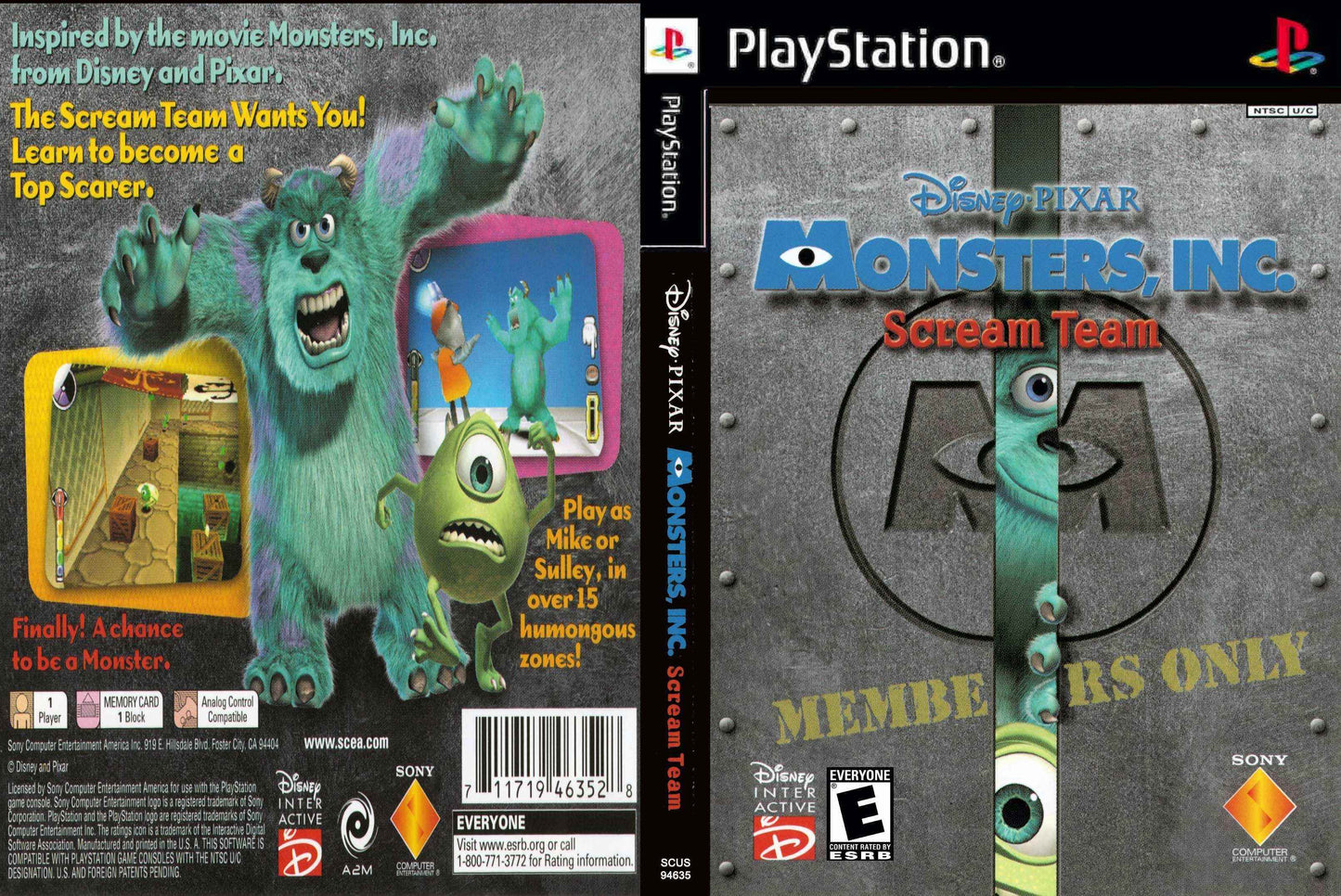 Monsters Inc Scream Team Cover Art - WOI Solutions