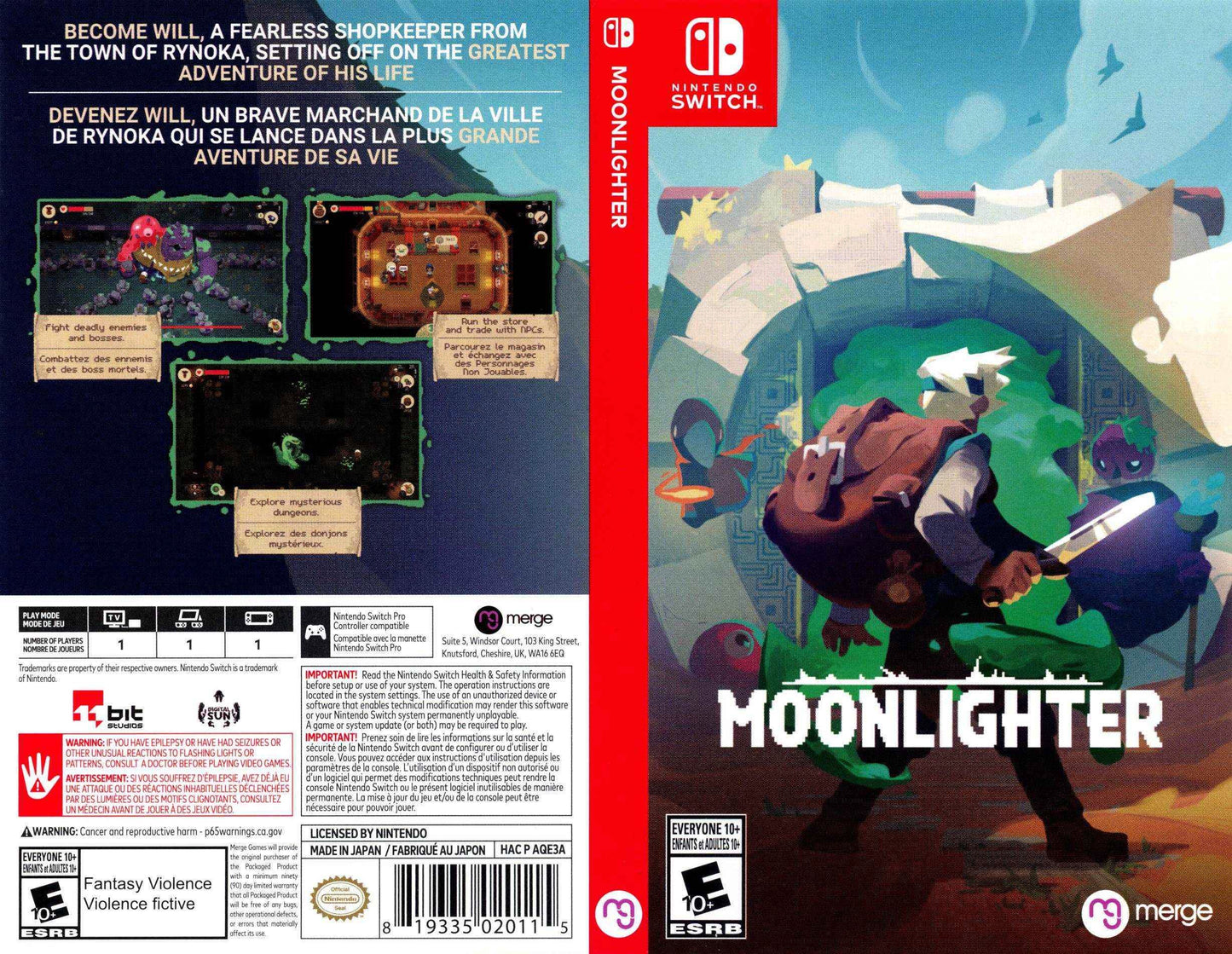 Moonlighter Cover Art - WOI Solutions