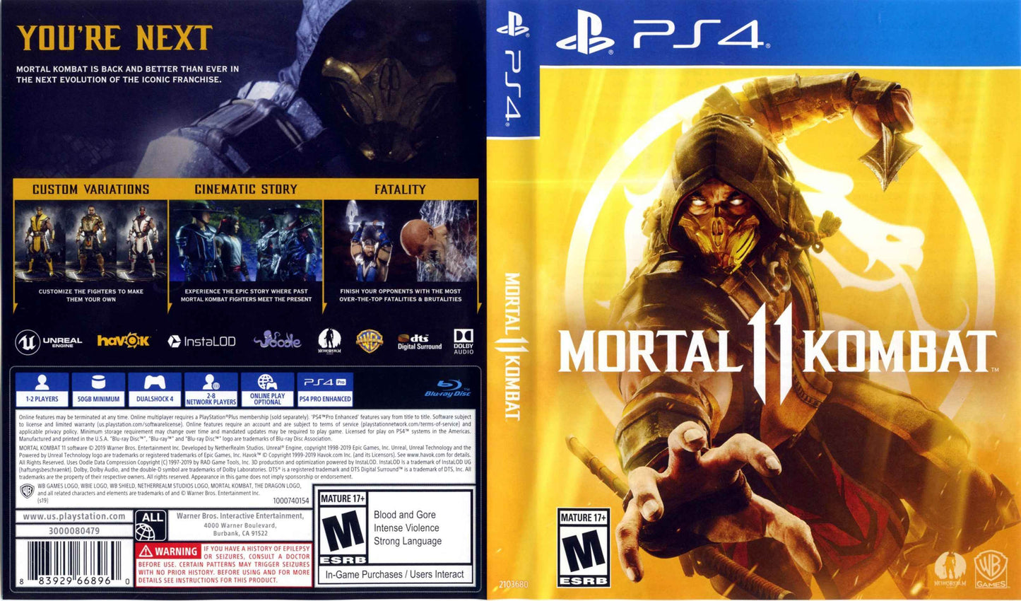 Mortal Kombat 11 Cover Art - WOI Solutions