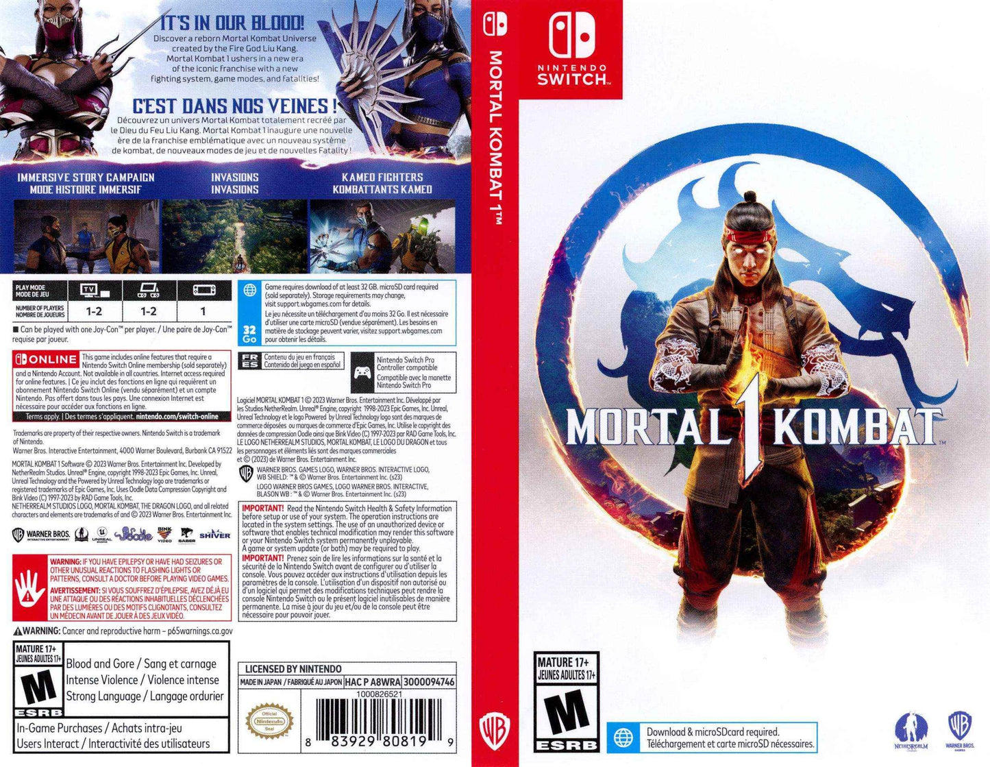 Mortal Kombat 1 Cover Art - WOI Solutions
