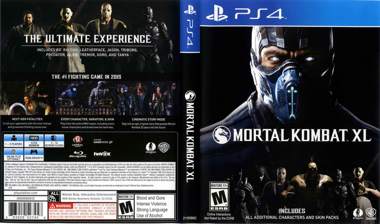 Mortal Kombat XL Cover Art - WOI Solutions
