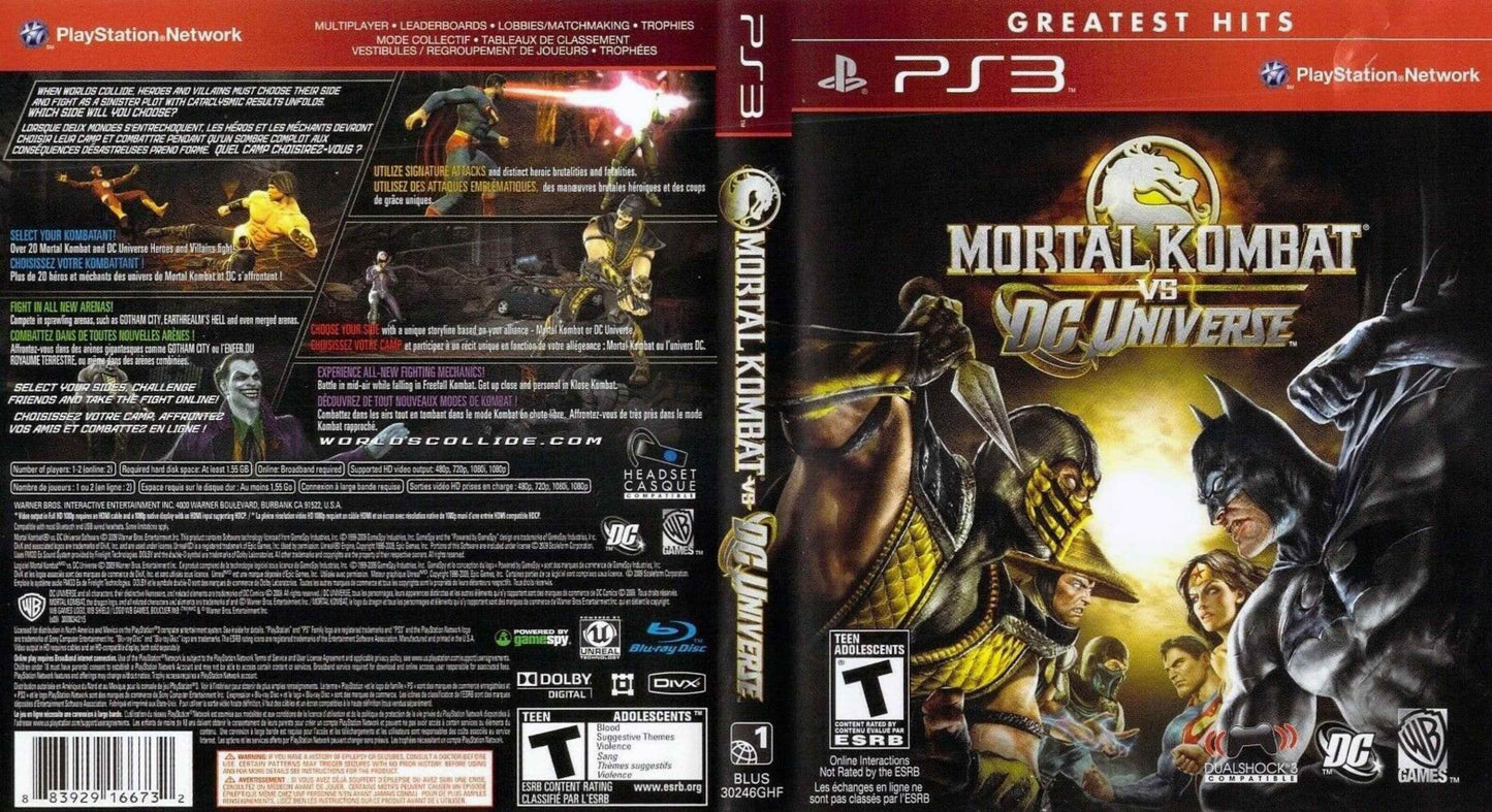 Mortal Kombat vs. DC Universe Cover Art - WOI Solutions