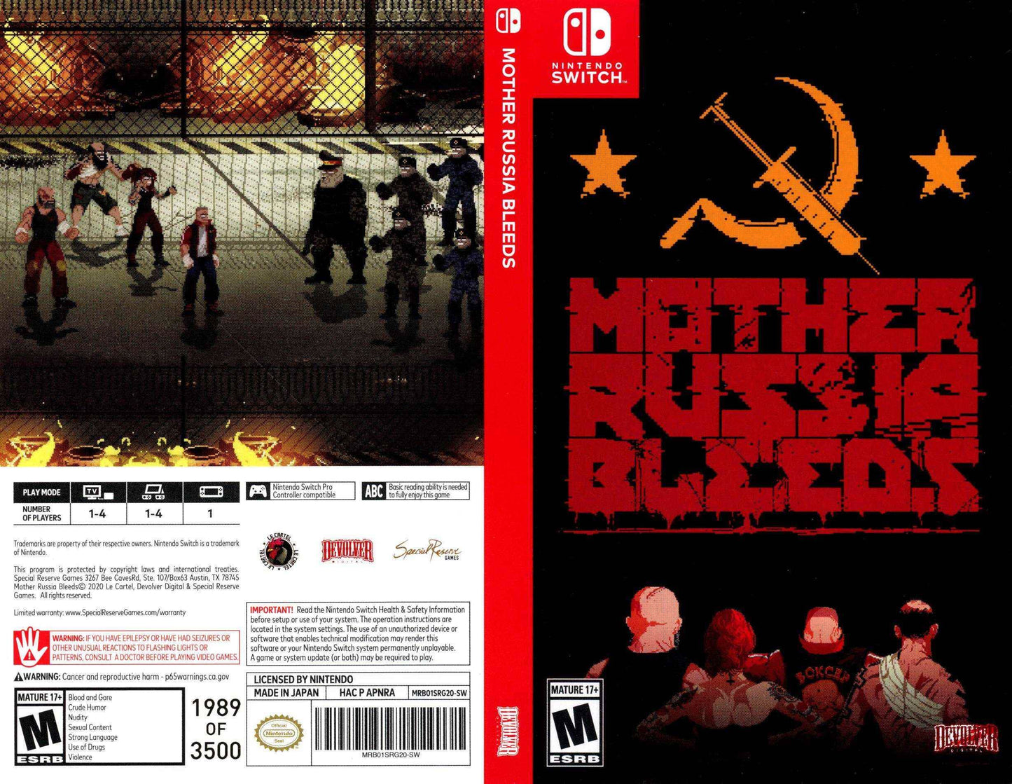 Mother Russia Bleeds Cover Art - WOI Solutions