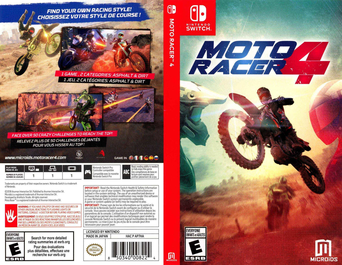 Moto Racer 4 Cover Art - WOI Solutions