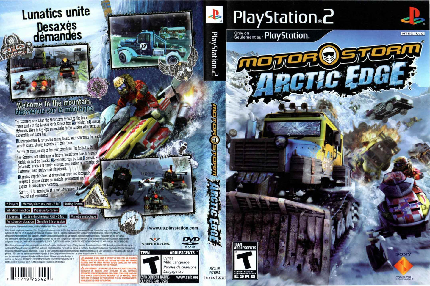 MotorStorm Arctic Edge Cover Art - WOI Solutions