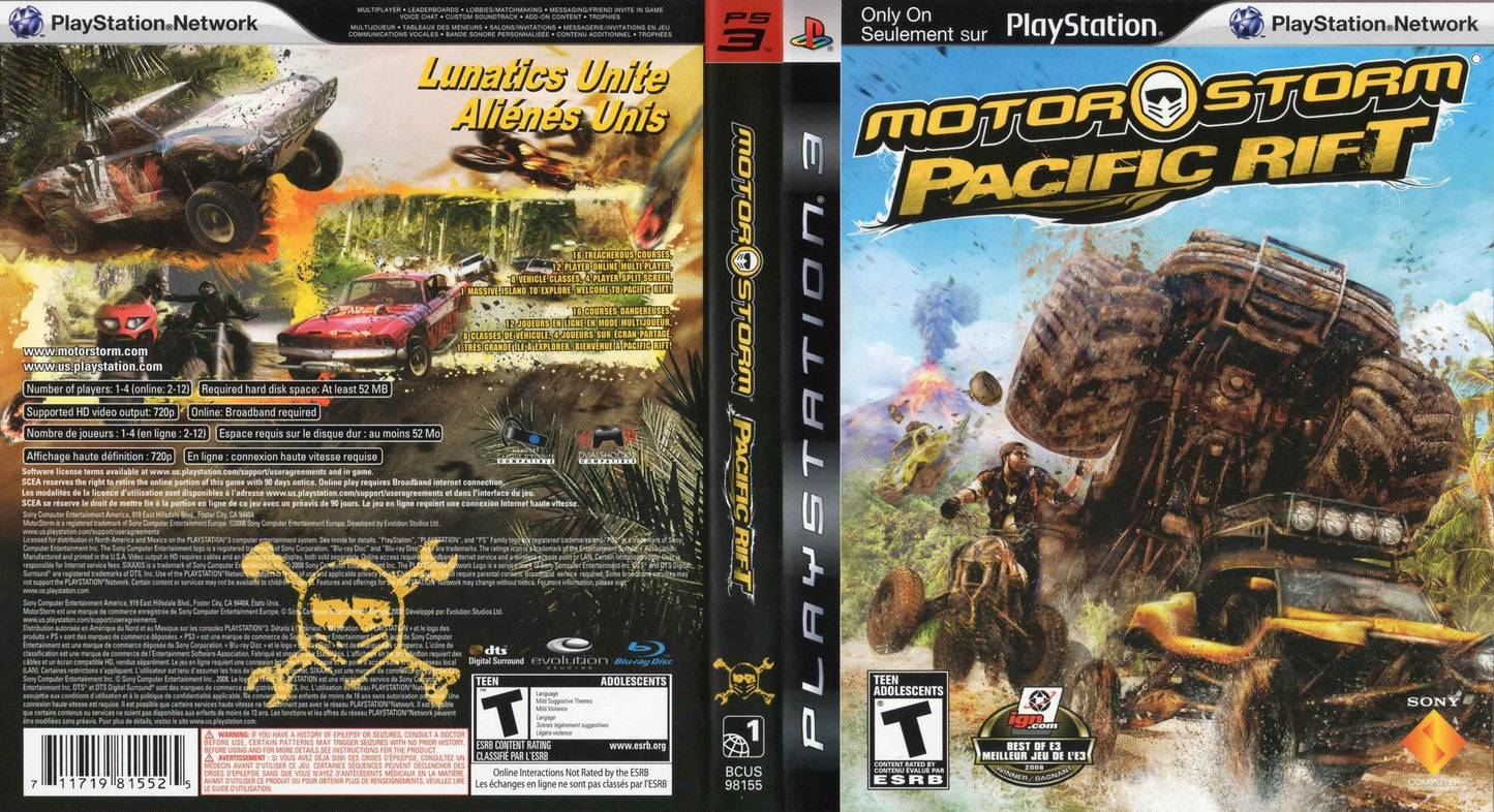 MotorStorm Pacific Rift Cover Art - WOI Solutions