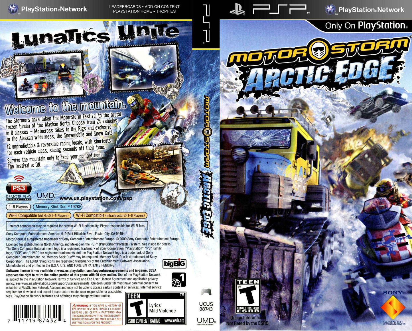 Motostorm Arctic Edge Cover Art - WOI Solutions