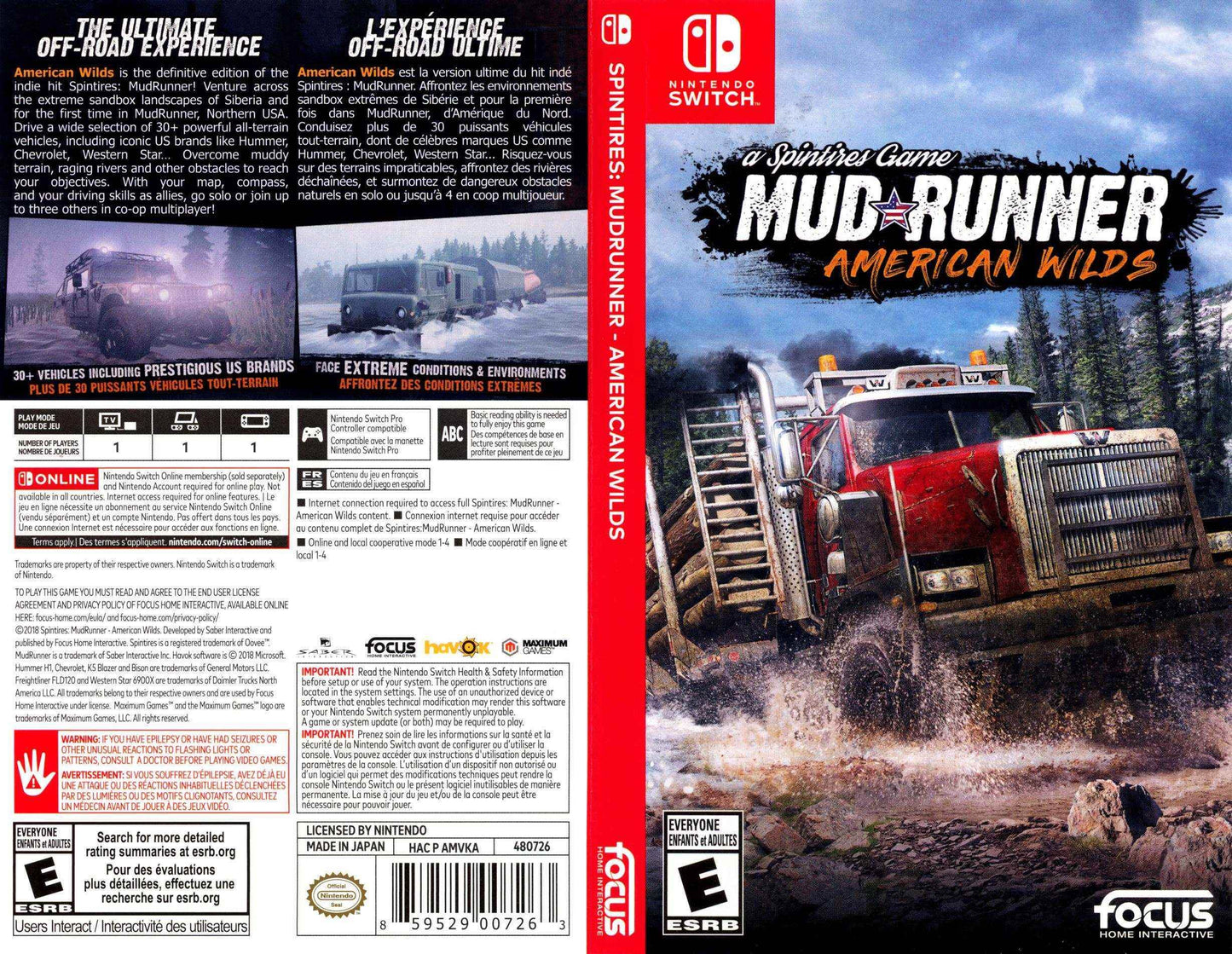 MudRunner - American Wilds Cover Art - WOI Solutions