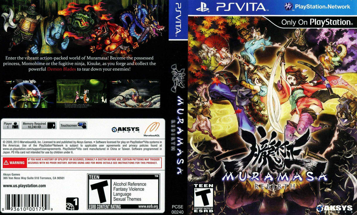 Muramasa Rebirth Cover Art - WOI Solutions