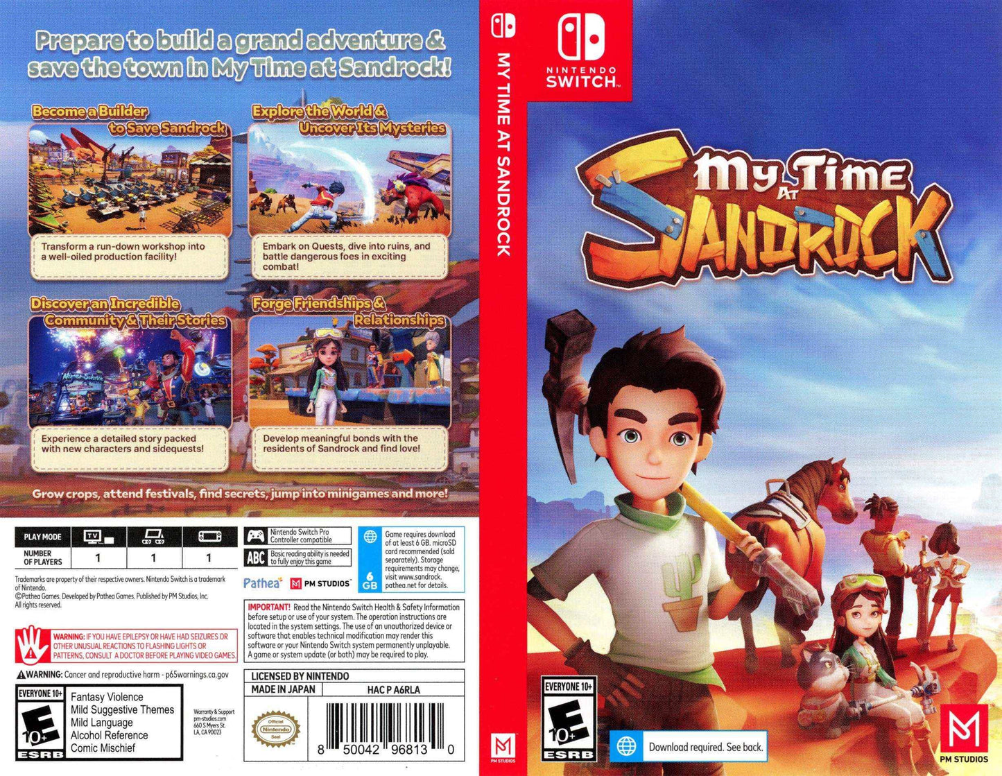 My Time at Sandrock Cover Art - WOI Solutions