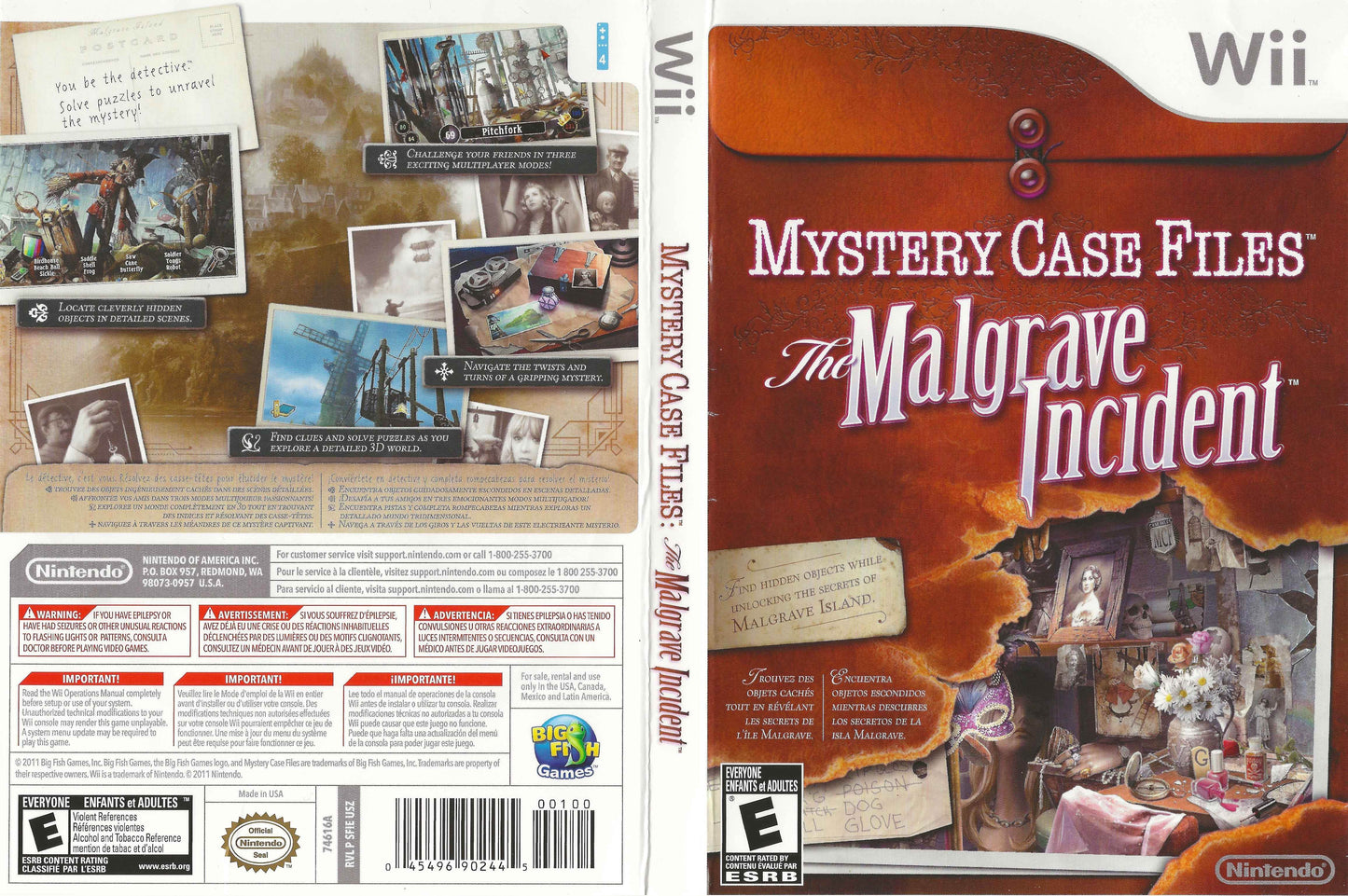 Mystery Case Files The Malgrave Incident Cover Art - WOI Solutions
