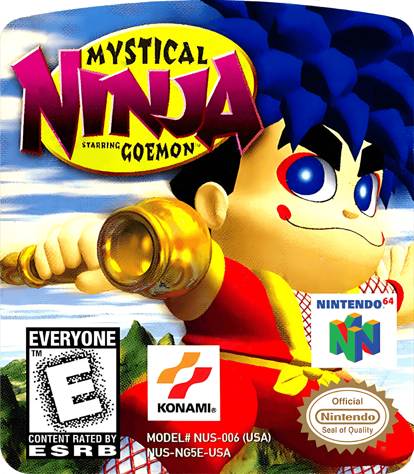 Mystical Ninja Starring Goemon Cover Art - WOI Solutions