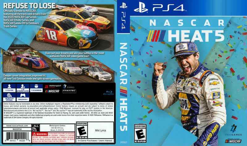NASCAR Heat 5 Cover Art - WOI Solutions