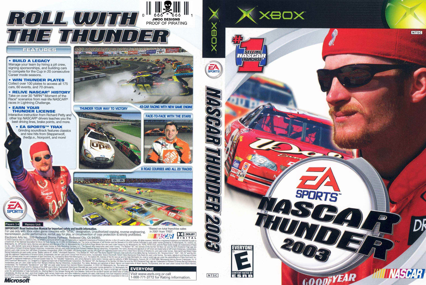 NASCAR Thunder 2003 Cover Art - WOI Solutions