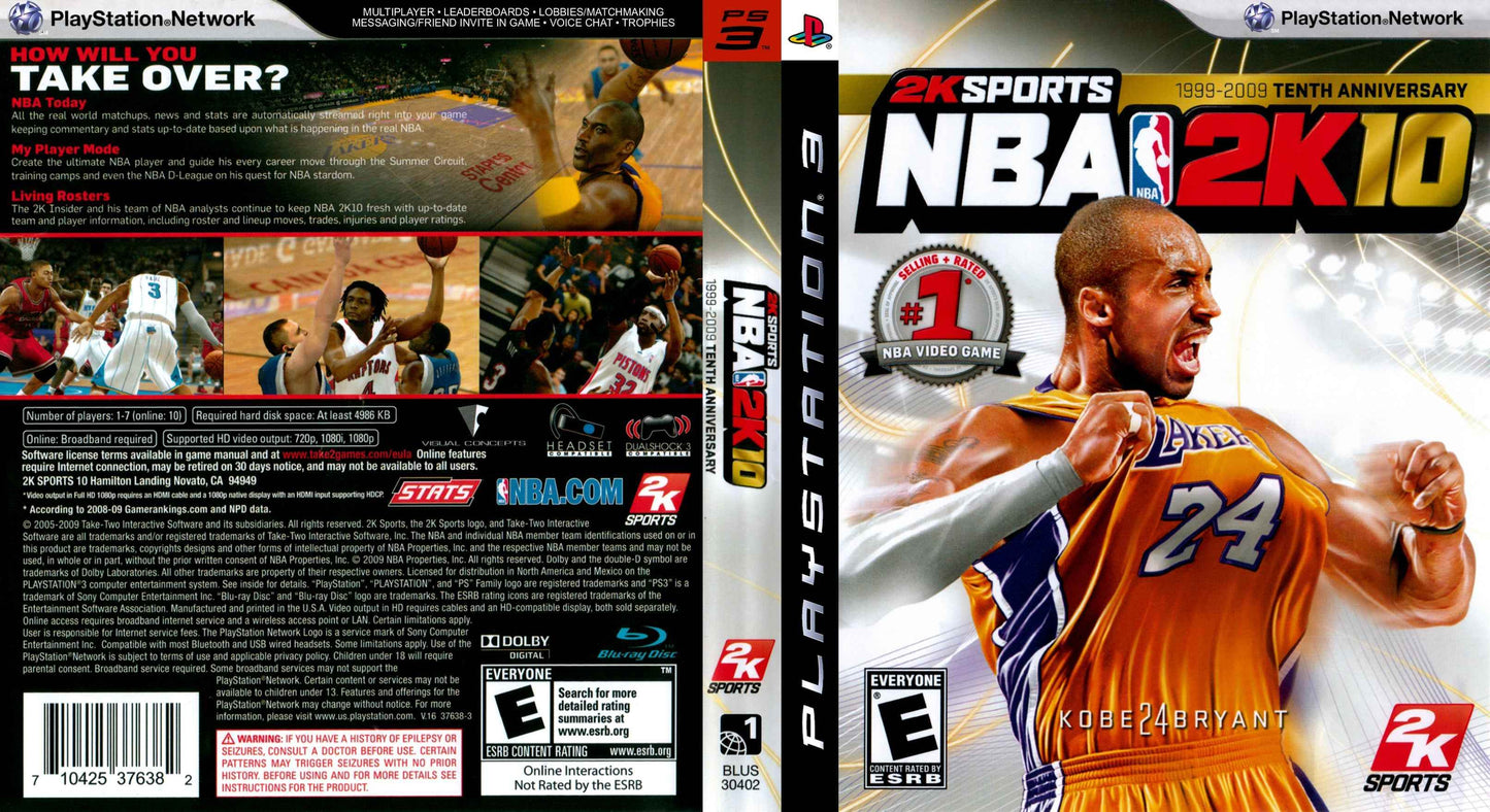 NBA 2K10 Cover Art - WOI Solutions
