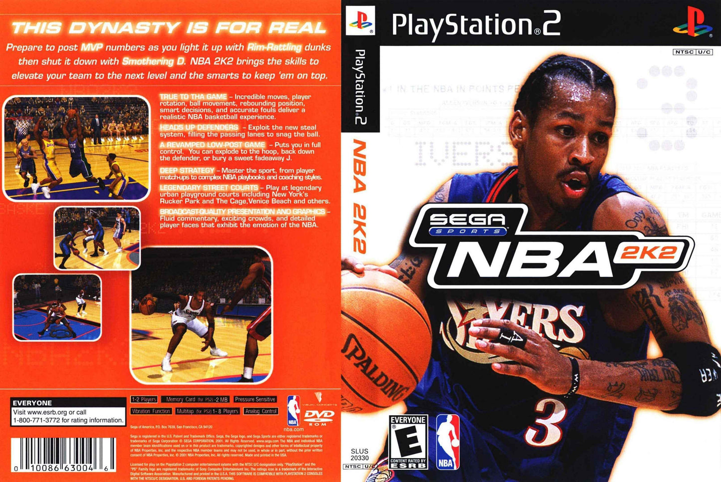 NBA 2K2 Cover Art - WOI Solutions