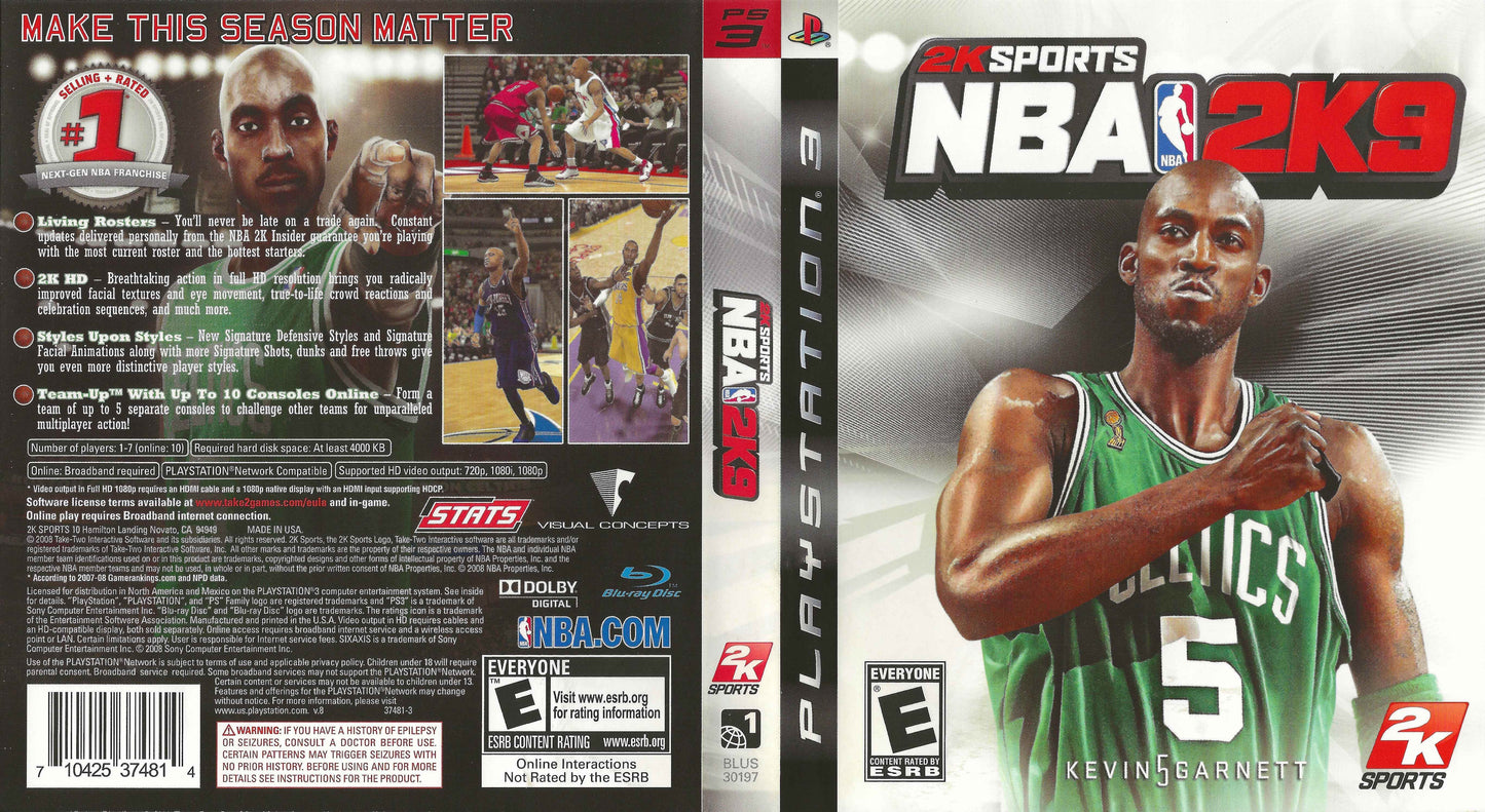 NBA 2K9 Cover Art - WOI Solutions