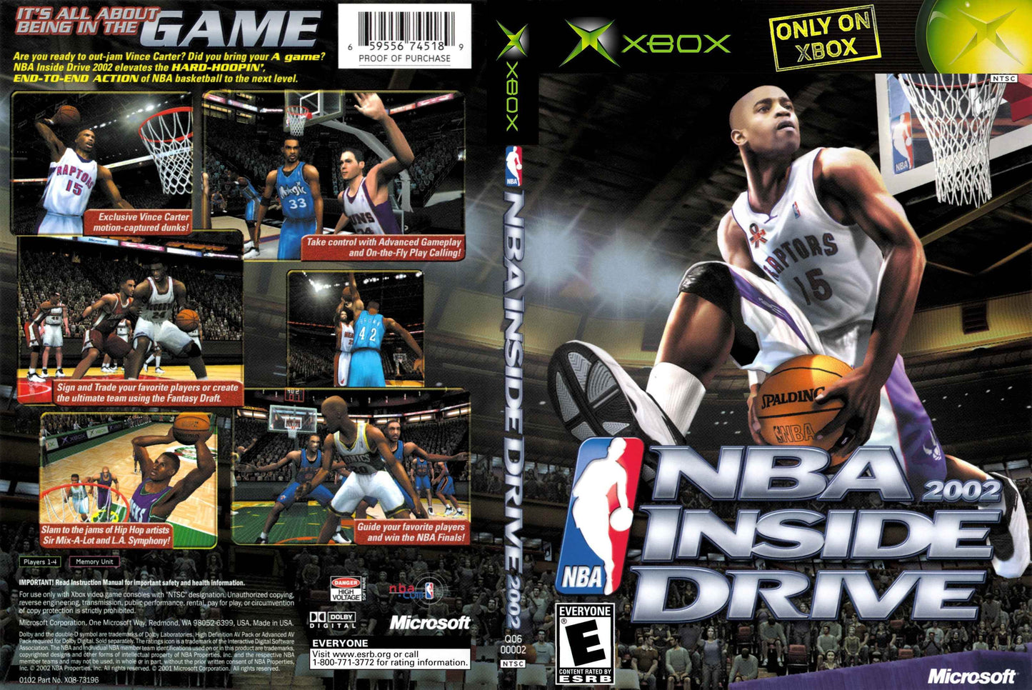 NBA Inside Drive 2002 Cover Art - WOI Solutions