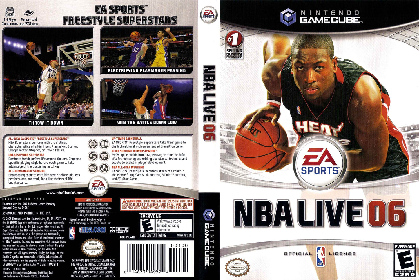 NBA Live 06 Cover Art - WOI Solutions