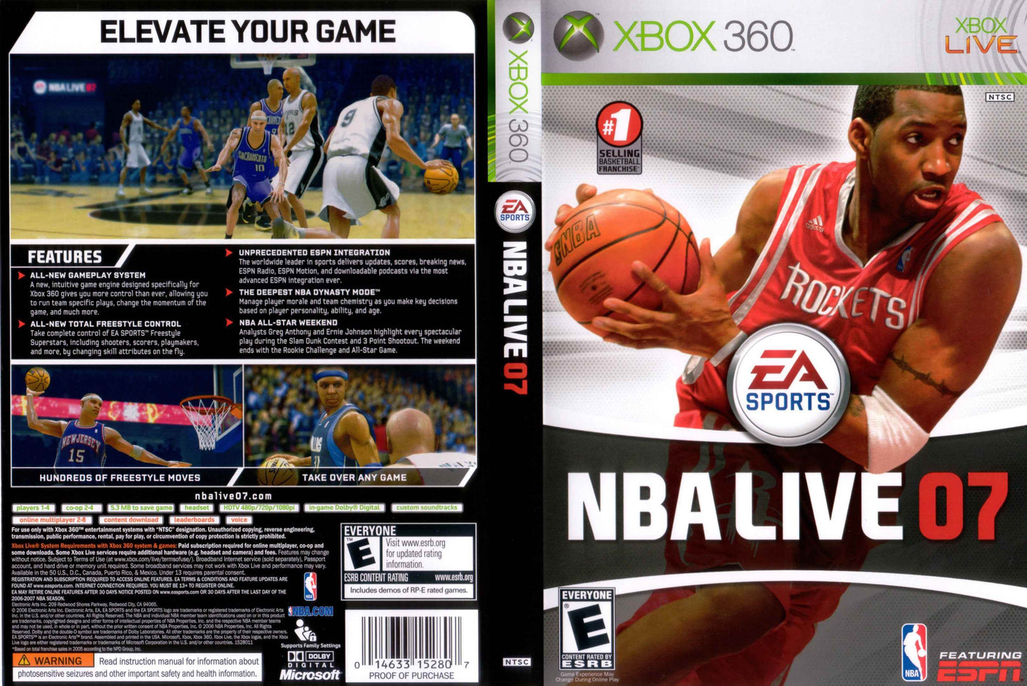 NBA Live 07 Cover Art - WOI Solutions