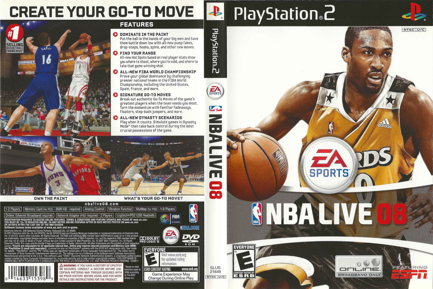 NBA Live 08 Cover Art - WOI Solutions