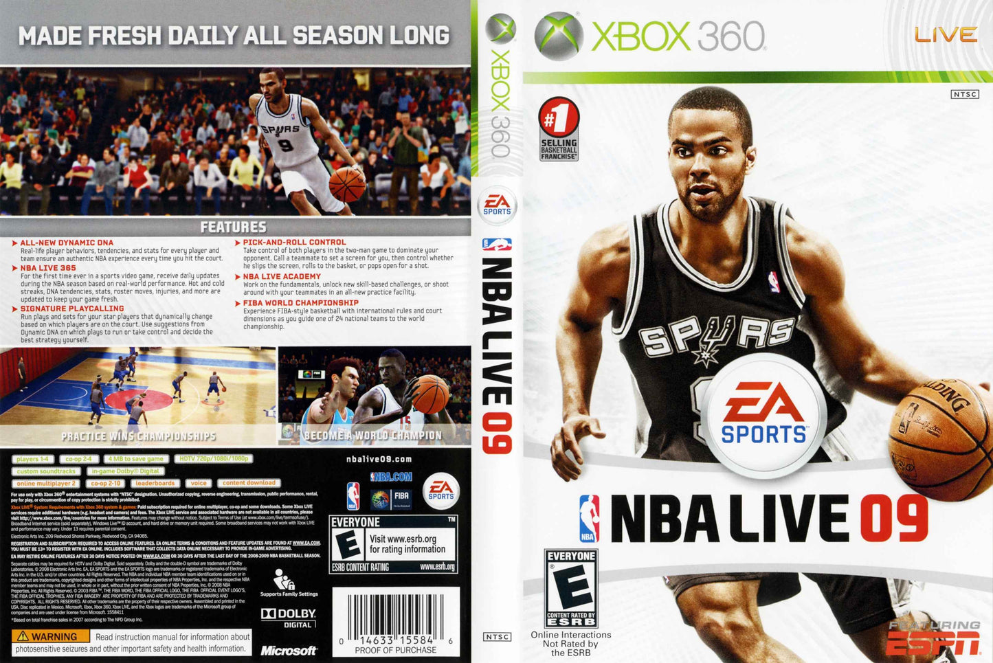 NBA Live 09 Cover Art - WOI Solutions