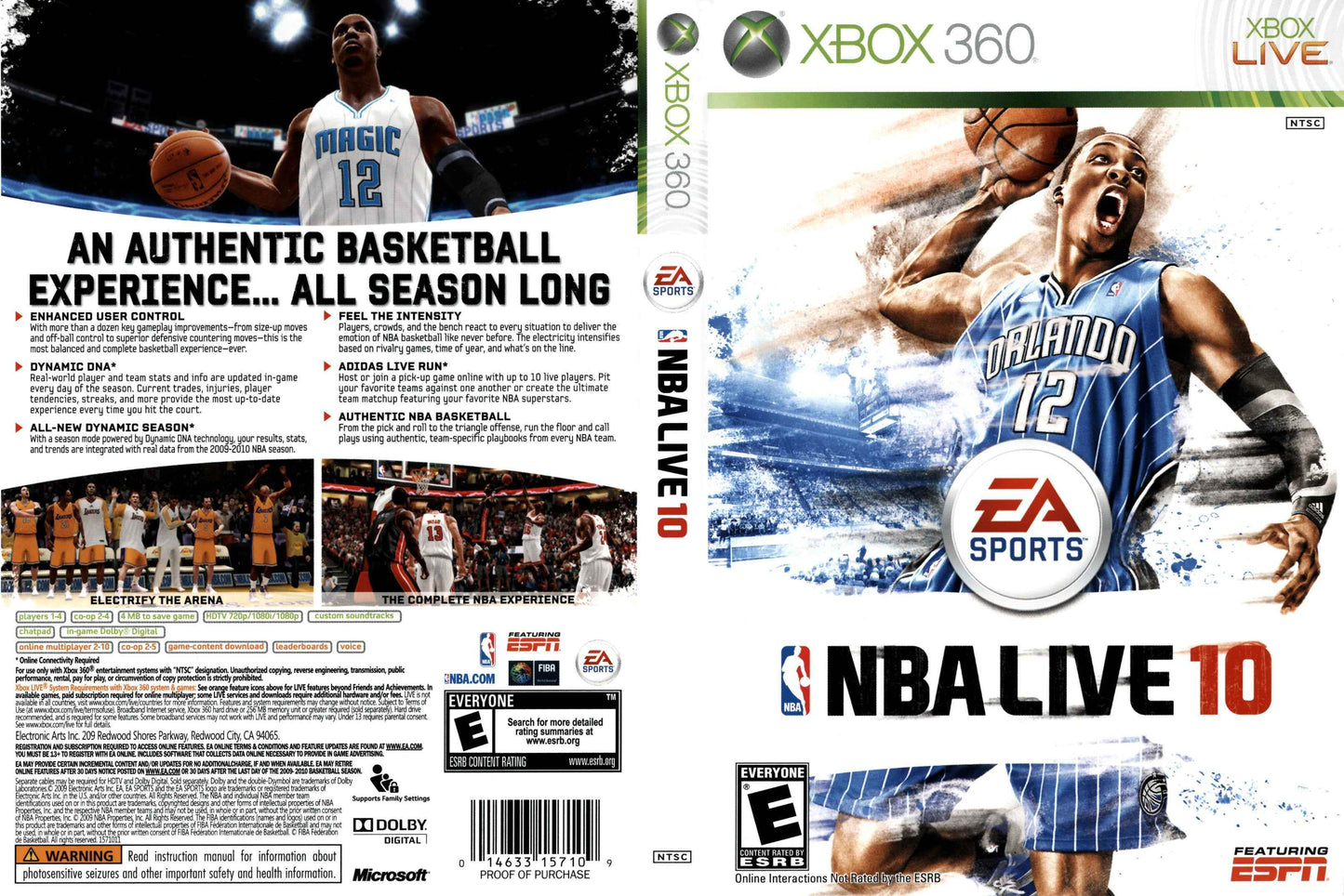 NBA Live 10 Cover Art - WOI Solutions