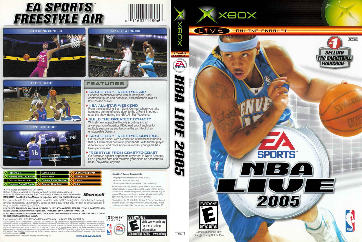 NBA Live 2005 Cover Art - WOI Solutions