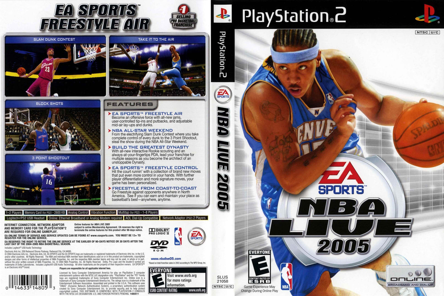 NBA Live 2005 Cover Art - WOI Solutions