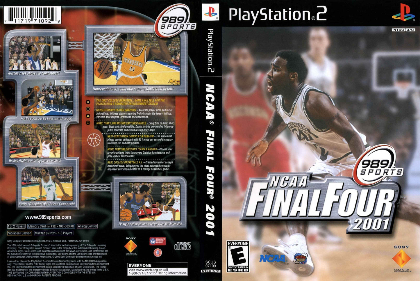 NCAA Final Four 2001 Cover Art - WOI Solutions
