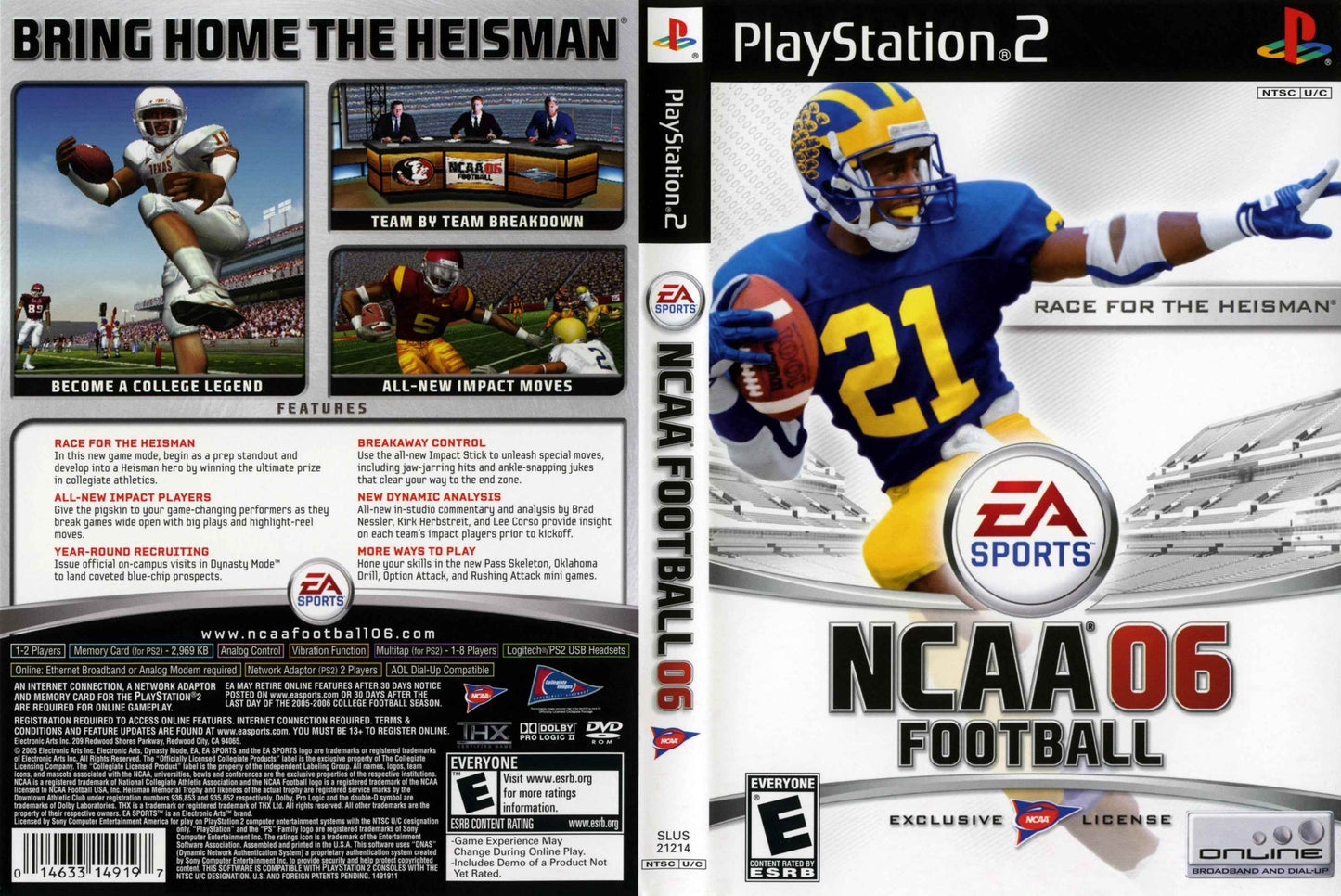 NCAA Football 06 Cover Art - WOI Solutions