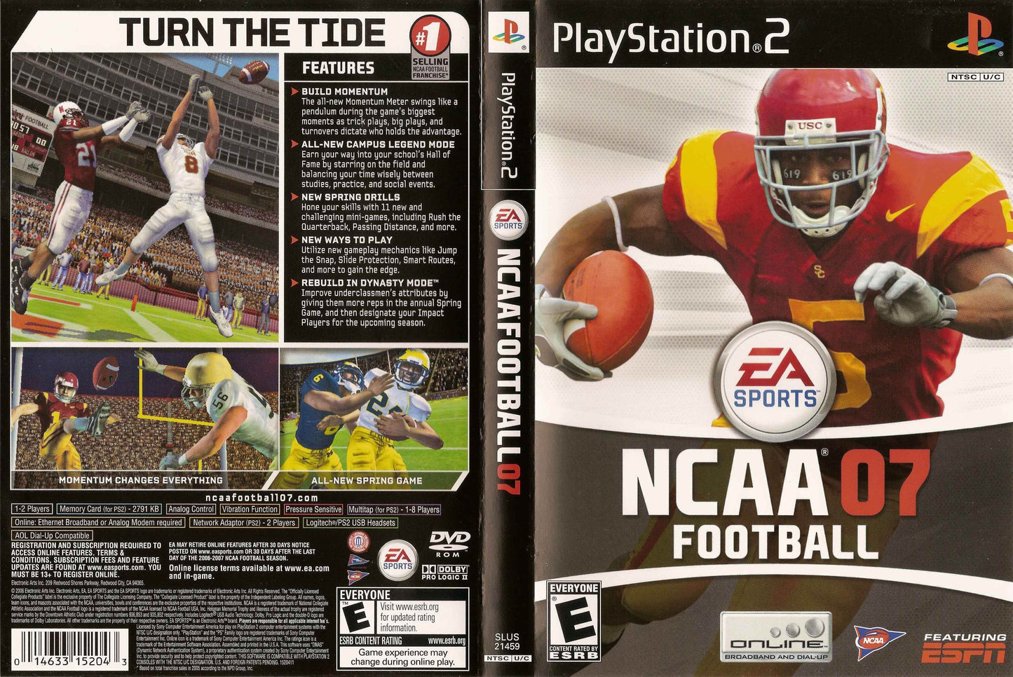 NCAA Football 07 Cover Art - WOI Solutions