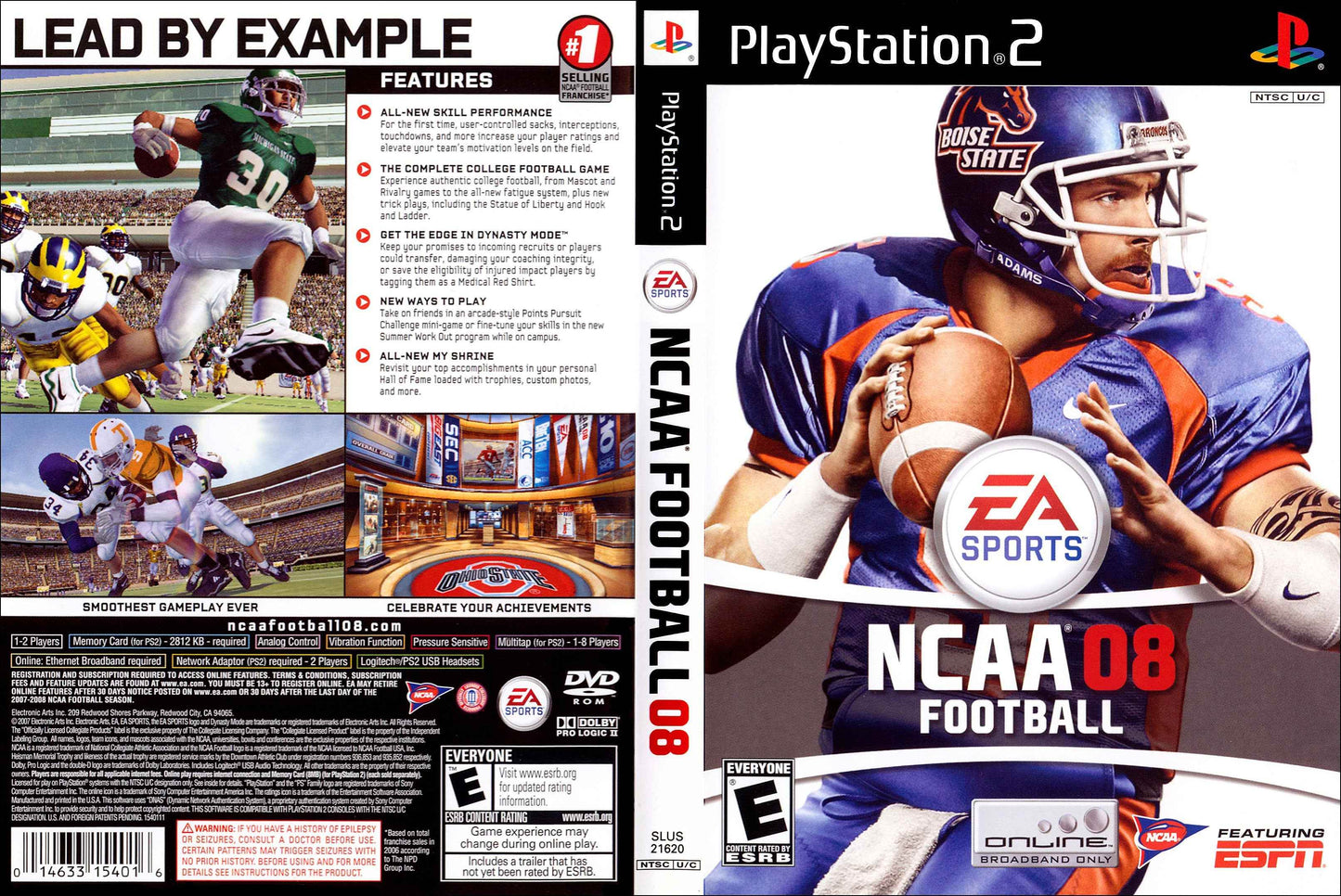 NCAA Football 08 Cover Art - WOI Solutions