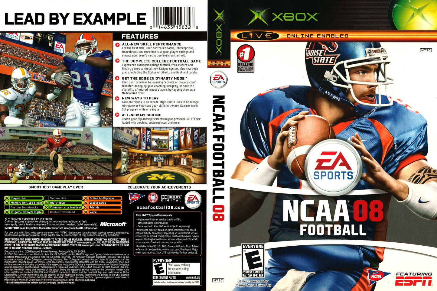 NCAA Football 08 Cover Art - WOI Solutions