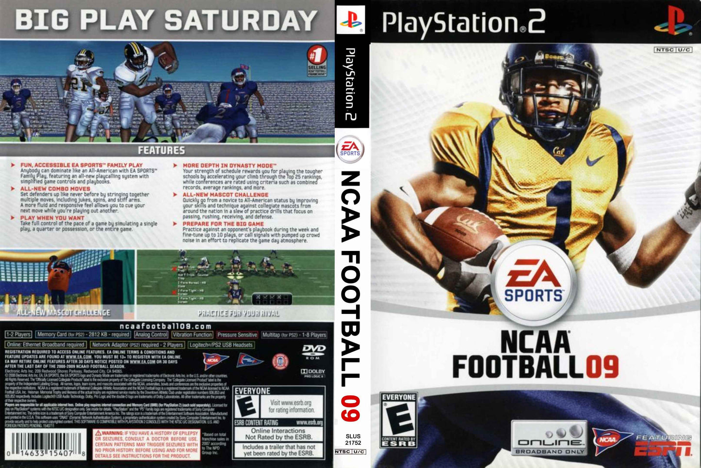 NCAA Football 09 Cover Art - WOI Solutions