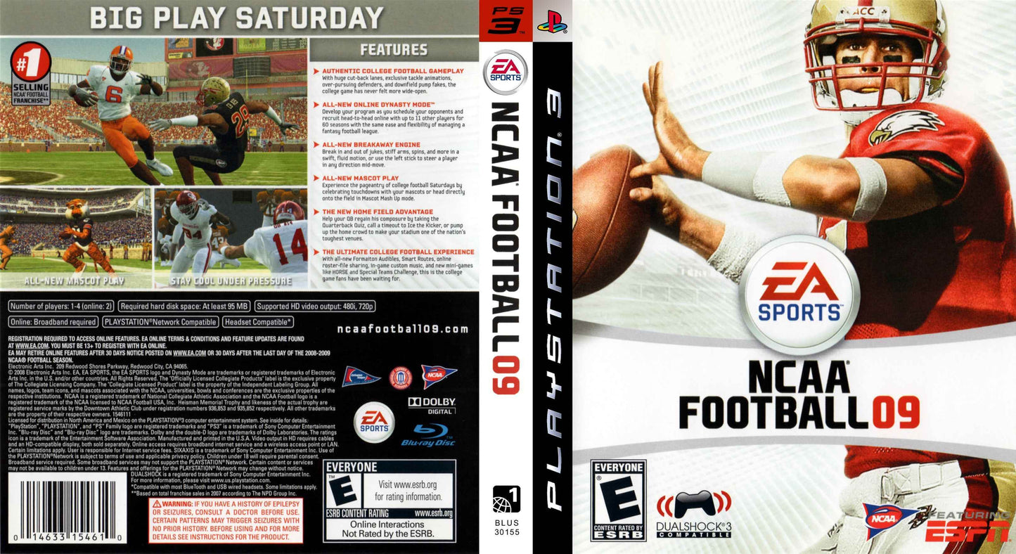 NCAA Football 09 Cover Art - WOI Solutions