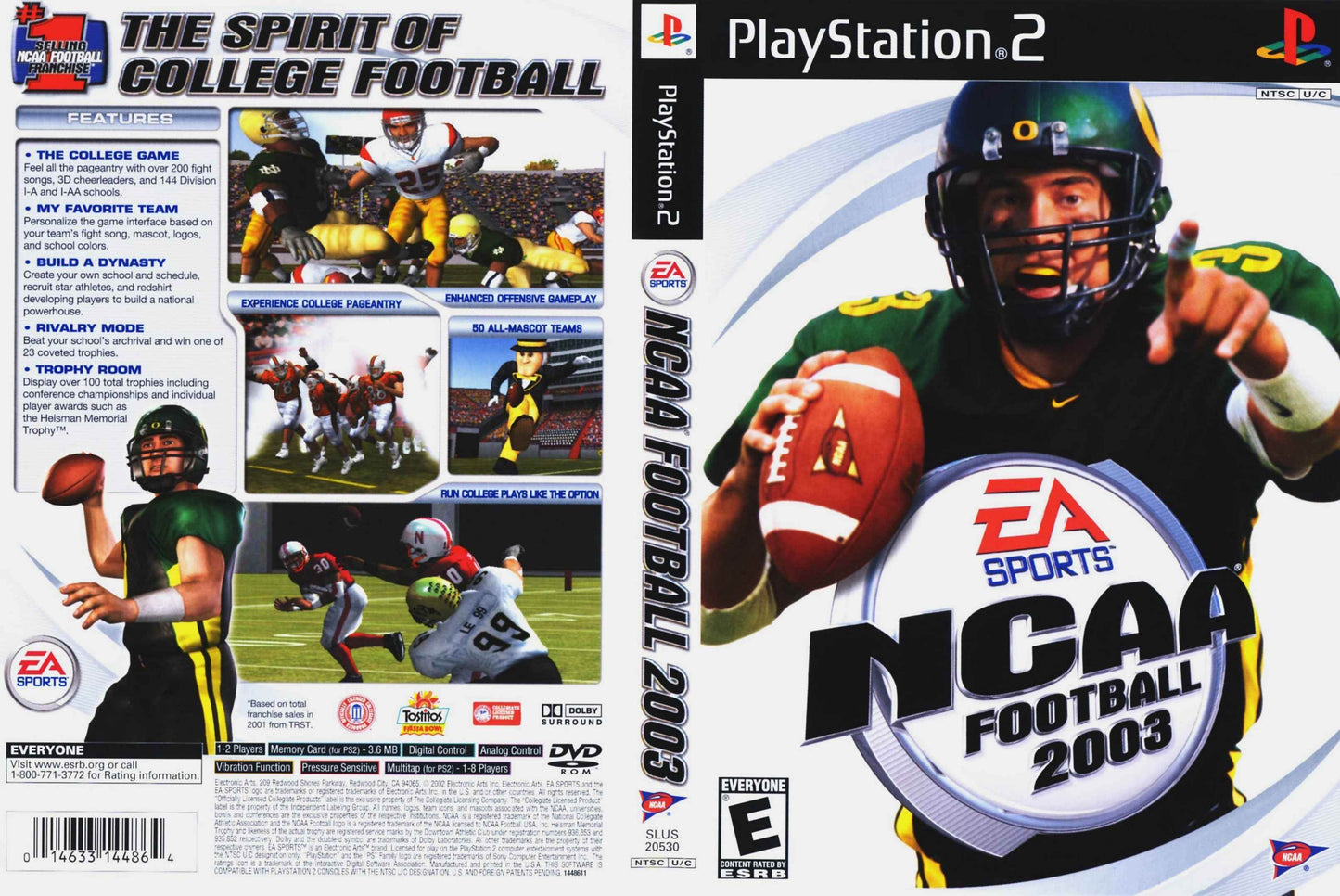 NCAA Football 2003 Cover Art - WOI Solutions