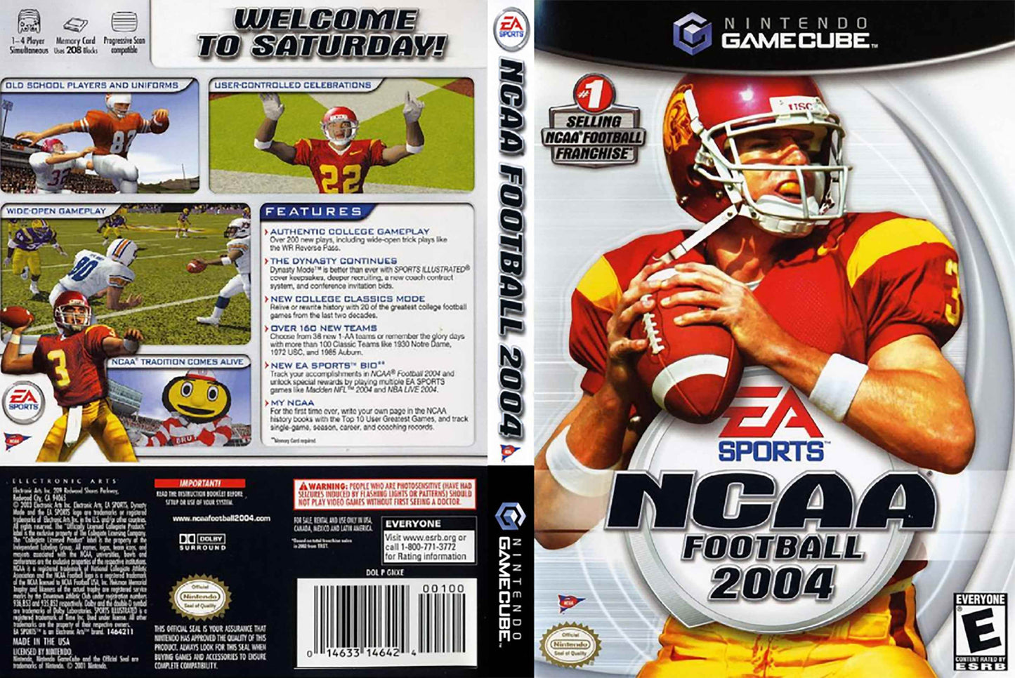 NCAA Football 2004 Cover Art - WOI Solutions