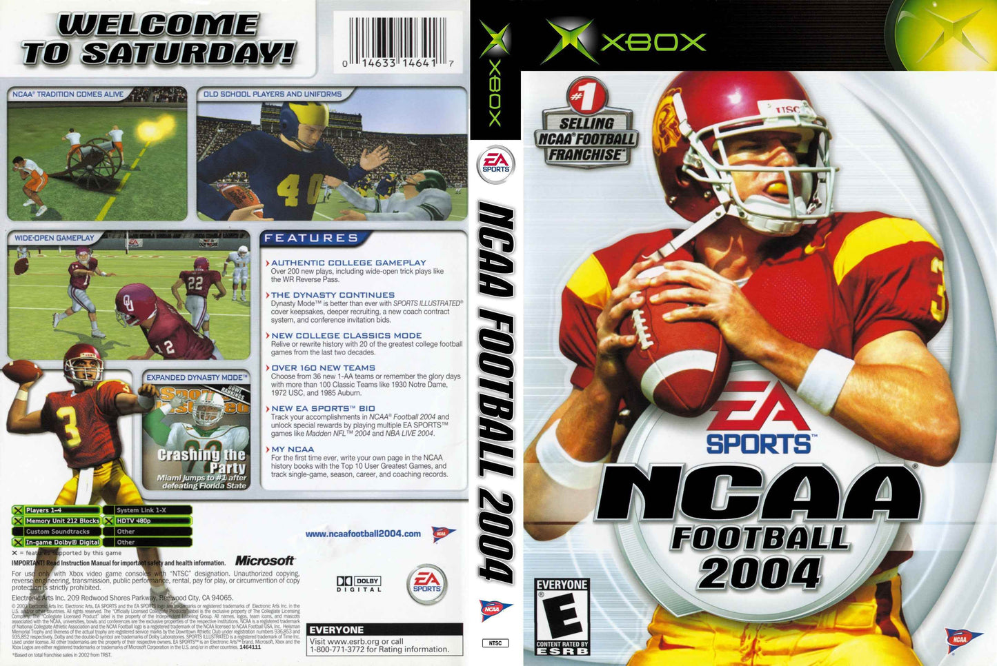 NCAA Football 2004 Cover Art - WOI Solutions