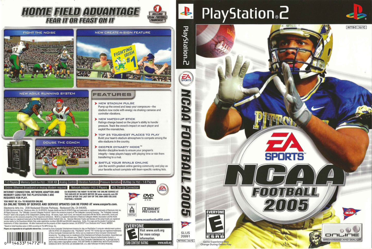 NCAA Football 2005 Cover Art - WOI Solutions