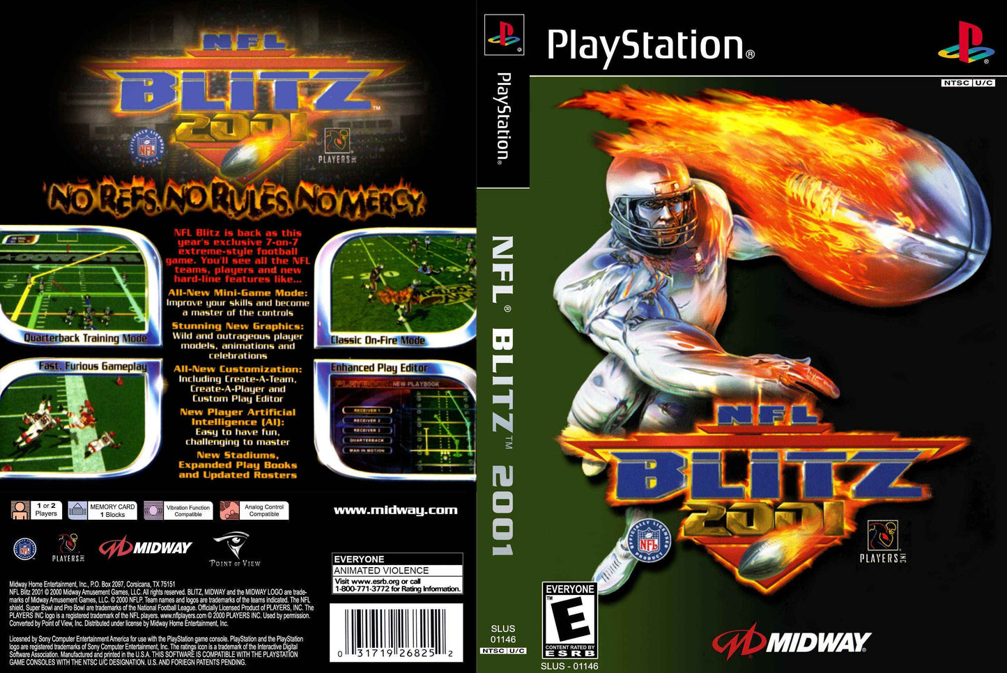 NFL Blitz 2001 Cover Art - WOI Solutions