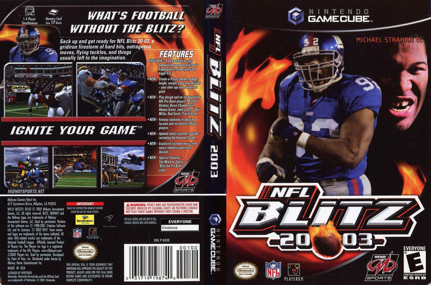 NFL Blitz 2003 Cover Art - WOI Solutions