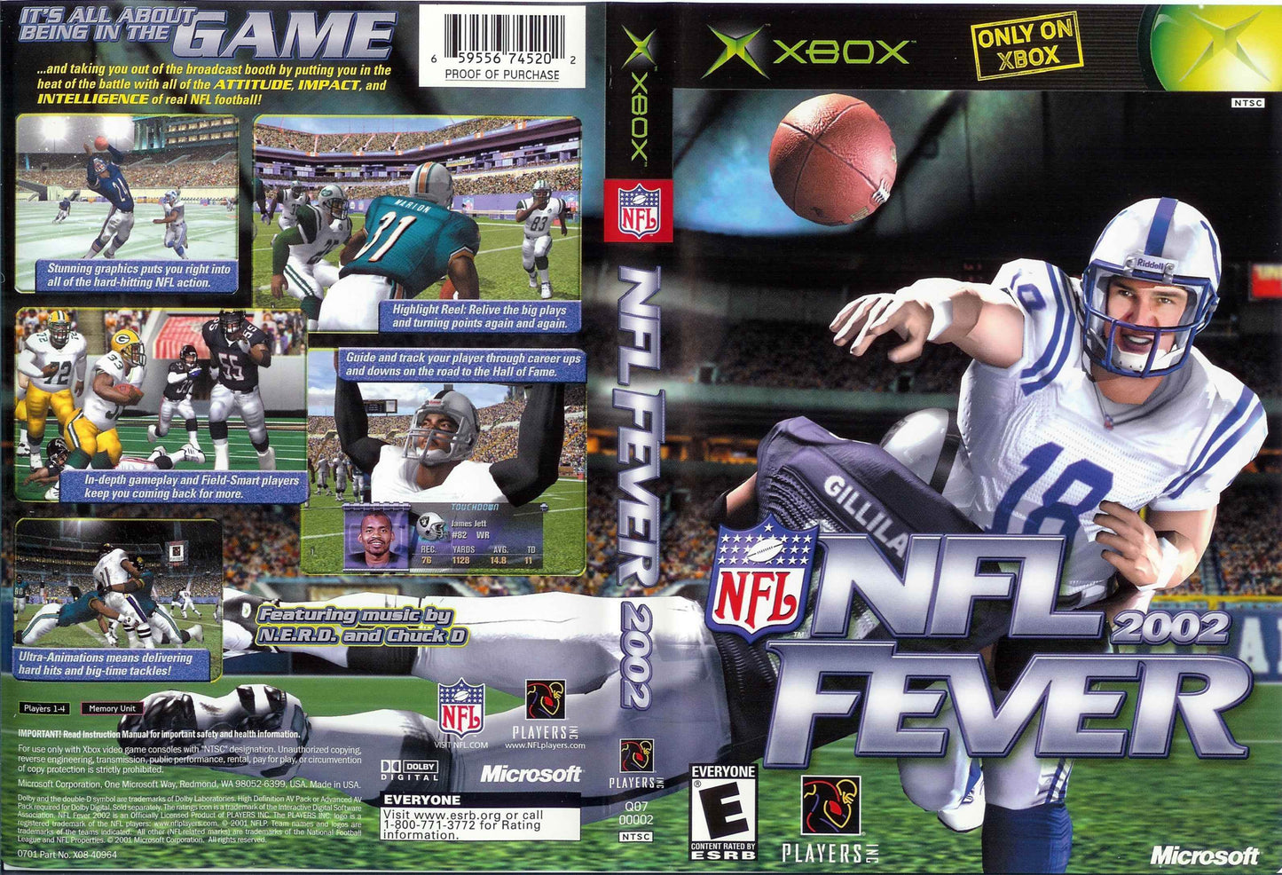 NFL Fever 2002 Cover Art - WOI Solutions